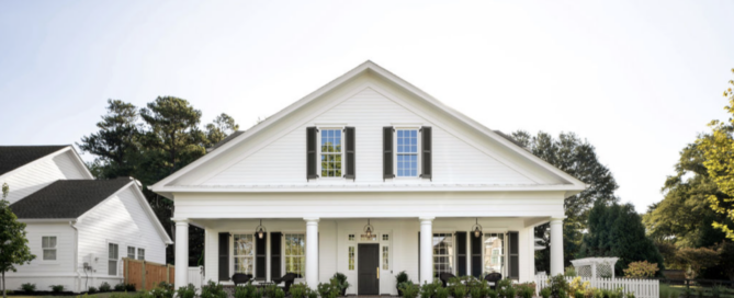 Greek Revival custom home by Ecraft in Alpharetta GA
